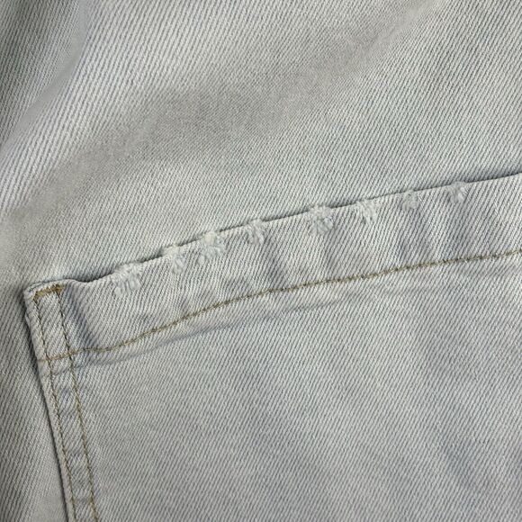 Lane Bryant Jean Jakcet Women's 16 Light Wash LS Collared Button Up Light Weight - Picture 12 of 16